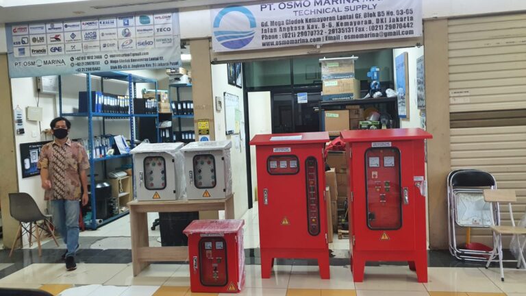 panel pompa booster