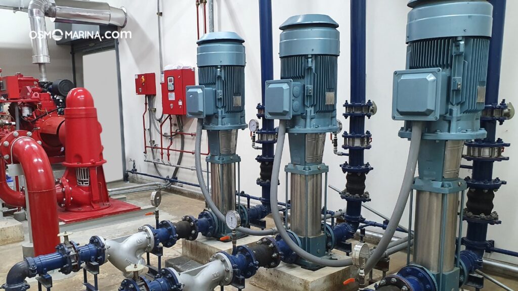 Multistage vertical pump