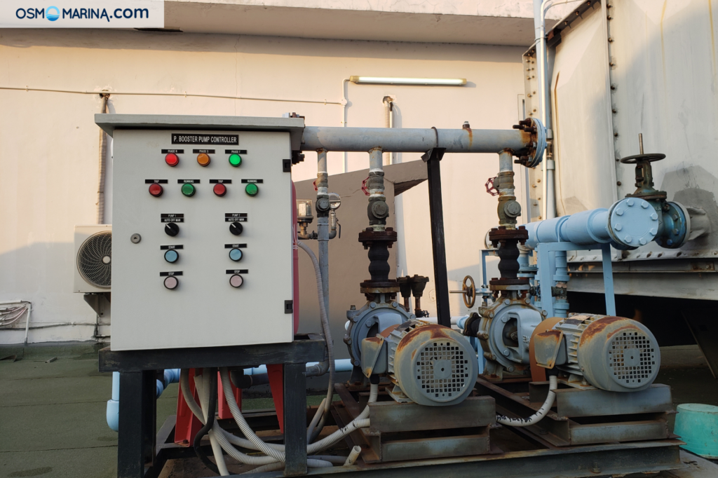 panel pompa booster